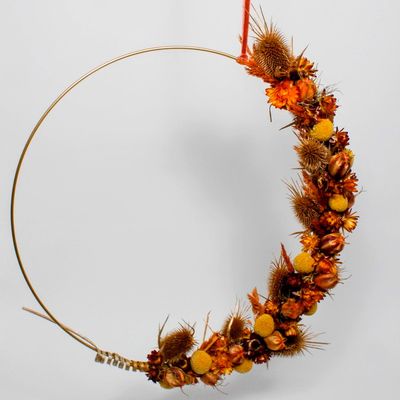 Trockenblumenkranz „Herbstharmonie“
